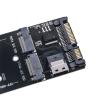 1PC B+M Key M.2 NGFF SSD to Sata M.2 to Sata Adapter NVMe SSD to SFF-8654 Converter Expansion Card Sff-8654 to Sata view 4