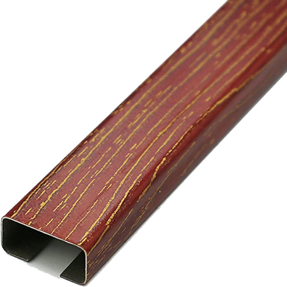 RAKKYO Cable Cord Hider Stainless Steel, Wide/Slim Waterproof Adhesive Wire Organizer, Classrooms Gymnasiums Retail, Retro Wood Grain, 39 inch Long (Size : 3 Cables)