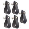 Homoyoyo 5pcs Pu Leather Dresser Knobs Cabinet Pulls for Wardrobes Wine Cabinets and Bookcases Decorative Handles Easy to Install and Replace Old Hardware view 1
