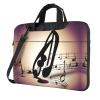 15.6-Inch Laptop Computer And Tablet Shoulder Bag Carrying Case,Business Casual,Music Note Patterns Print view 1