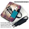 15.6-Inch Laptop Computer And Tablet Shoulder Bag Carrying Case,Business Casual,Music Note Patterns Print view 3