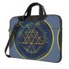15.6-Inch Laptop Computer And Tablet Shoulder Bag Carrying Case,Business Casual,Math Geometry Calculus Print view 1