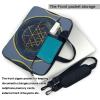 15.6-Inch Laptop Computer And Tablet Shoulder Bag Carrying Case,Business Casual,Math Geometry Calculus Print view 4