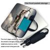 15.6-Inch Laptop Computer And Tablet Shoulder Bag Carrying Case,Business Casual,World War 2 Aircraft Airplane Print view 4