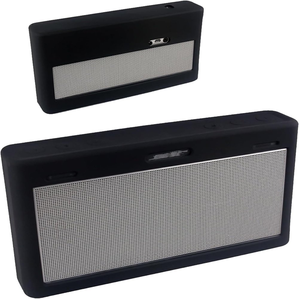 AZTOPA Case Compatible with Bose Soundlink III 3 Bluetooth Wireless Speaker - Silicone Protective Cover Sleeve Travel Carrying Case