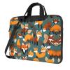 15.6-Inch Laptop Computer And Tablet Shoulder Bag Carrying Case,Business Casual,Many Foxes Print Print view 1