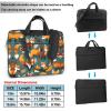15.6-Inch Laptop Computer And Tablet Shoulder Bag Carrying Case,Business Casual,Many Foxes Print Print view 2