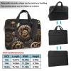 15.6-Inch Laptop Computer And Tablet Shoulder Bag Carrying Case,Business Casual,Steampunk Gears Print view 2