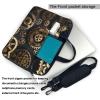 15.6-Inch Laptop Computer And Tablet Shoulder Bag Carrying Case,Business Casual,Steampunk Gears Print view 3