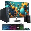 HP Elite 800 G1 USFF Desktop Computer PC, Intel Core i5 4th Gen Processor, 4GB RAM, 120 SSD, MTG New 22 inch Monitor, RGB Speaker and Keyboard Mouse, WiFi Windows 11 64-Bit (Renewed) view 1