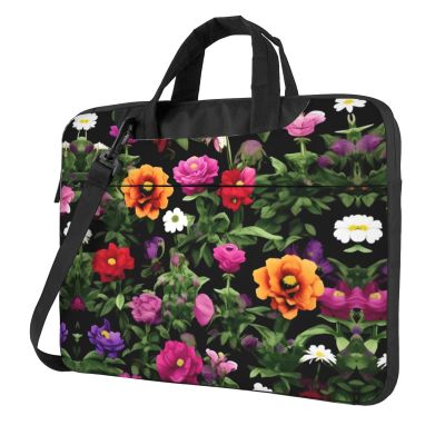 15.6-Inch Laptop Computer And Tablet Shoulder Bag Carrying Case,Business Casual,Thug Life Flowers Print