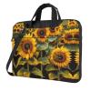 15.6-Inch Laptop Computer And Tablet Shoulder Bag Carrying Case,Business Casual,Sunflowers Print view 1