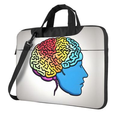 15.6-Inch Laptop Computer And Tablet Shoulder Bag Carrying Case,Business Casual,Left And Right Brain Print