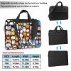 15.6-Inch Laptop Computer And Tablet Shoulder Bag Carrying Case,Business Casual,Many Cartoon Cats Print view 3
