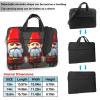 15.6-Inch Laptop Computer And Tablet Shoulder Bag Carrying Case,Business Casual,Christmas Gnomes Print view 2