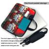 15.6-Inch Laptop Computer And Tablet Shoulder Bag Carrying Case,Business Casual,Christmas Gnomes Print view 3