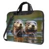 15.6-Inch Laptop Computer And Tablet Shoulder Bag Carrying Case,Business Casual,Otters Print view 1