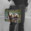 15.6-Inch Laptop Computer And Tablet Shoulder Bag Carrying Case,Business Casual,Otters Print view 2