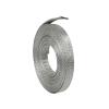FOURUB Tinned Copper Wire Shielding Sleeving Cable Shielding Wire Loom Flat Metal Braid Ground Strap Shield Wire Sheathing (Silver, 1/2"-16ft) view 1