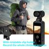WIKINK Sports Pocket Camera, 4K30FPS Action Camera, 3-axis Handheld Gimbal Stabiliser, 270 Rotating Lens, 1080p Hd Video, 2.5 Microphone External Connector view 3