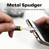 6 PCS Dual Ends Metal Spudger Set, Professional Prying Opening Repair Tool Kit Suitable for iPhone IPad Tablet Mobile Phone Electronic Computer Repair Open Shell Repair Kit view 3