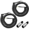 MEIRIYFA RJ9 Telephone Cord Phone Cord for Landline Detangler Desk Phone Handset Coiled Cable, 4P4C Male to Male Cable with 360 Degree Phone Line Anti-Tangler -2 Pack(9.8FT) view 1