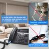 MEIRIYFA RJ9 Telephone Cord Phone Cord for Landline Detangler Desk Phone Handset Coiled Cable, 4P4C Male to Male Cable with 360 Degree Phone Line Anti-Tangler -2 Pack(9.8FT) view 2