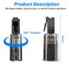MEIRIYFA RJ9 Telephone Cord Phone Cord for Landline Detangler Desk Phone Handset Coiled Cable, 4P4C Male to Male Cable with 360 Degree Phone Line Anti-Tangler -2 Pack(9.8FT) view 4