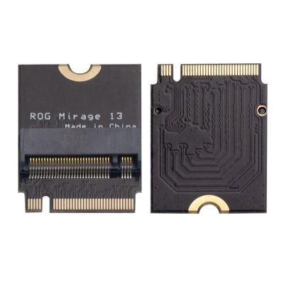 Suckoo for Rog Phantom 13 Laptop 2280 Replace 2230 SSD Adapter Expansion Board Card,NVME M-Key M.2 PCIE 4.0 Gold Finger Adapter Upgrade Converter 180 Degree Reverse Conversion Rog Internal Components