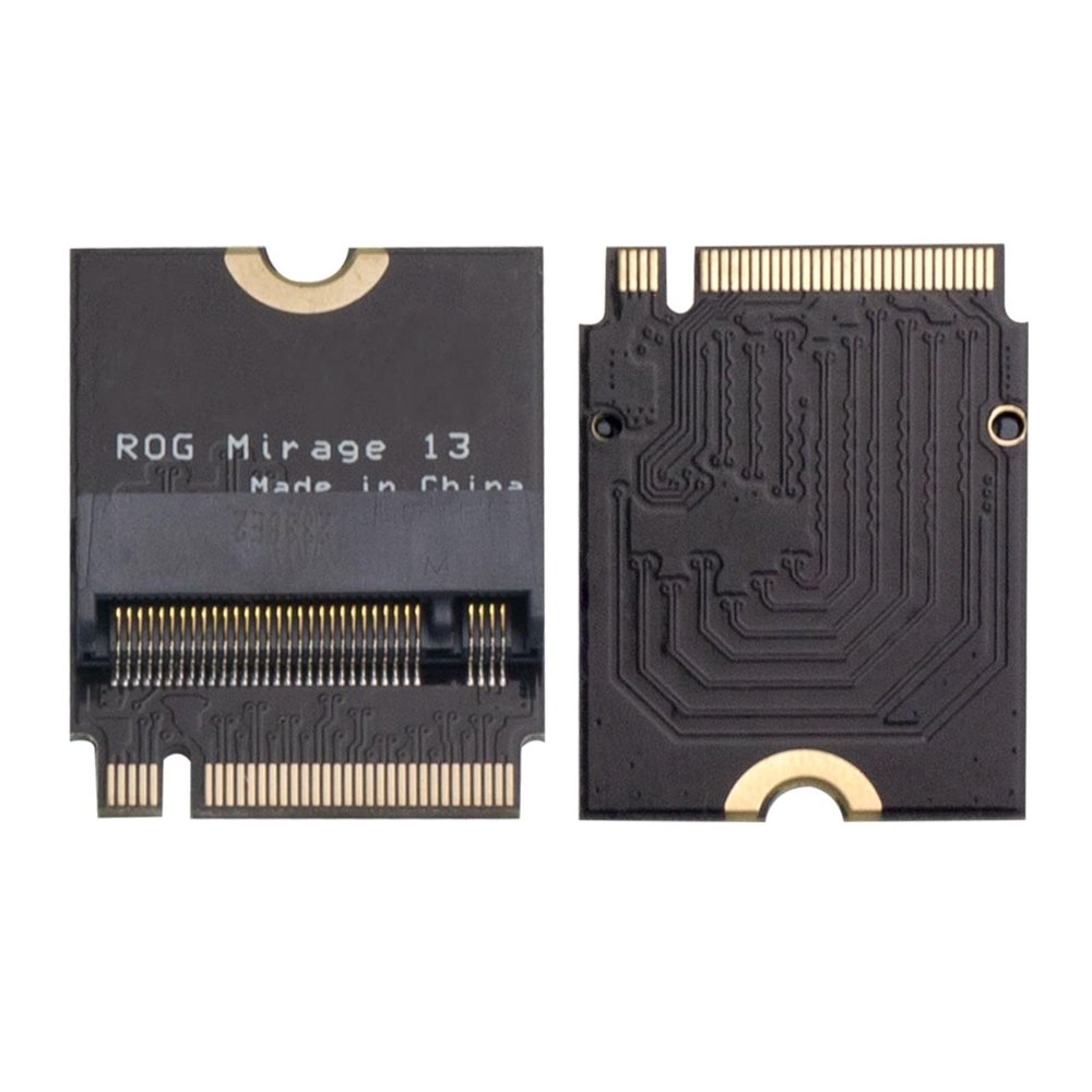 Suckoo for Rog Phantom 13 Laptop 2280 Replace 2230 SSD Adapter Expansion Board Card,NVME M-Key M.2 PCIE 4.0 Gold Finger Adapter Upgrade Converter 180 Degree Reverse Conversion Rog Internal Components