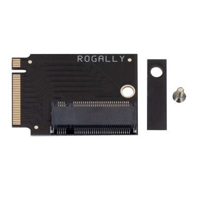 Suckoo for Rog Ally Gaming Handheld Conversion 2230 to 2280 SSD Hard Drive High Capacity Adapter Board NVME M-Key NGFF M.2 PCIE 4.0 Gold Finger Adapter 90 Degree Upgrade Converter Black