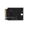 Suckoo for Rog Ally Gaming Handheld Conversion 2230 to 2280 SSD Hard Drive High Capacity Adapter Board NVME M-Key NGFF M.2 PCIE 4.0 Gold Finger Adapter 90 Degree Upgrade Converter Black view 3