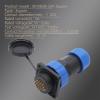 10Sets/lot SP/SD28 Aviation Plug Socket Male+Female 28MM 2/3/4/5/6/7/9/10/12/14-26Pin 4Hole Square Panel Mount (Color : SD28-22P, Size : Square) view 2