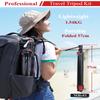 IFOOTAGE Travel Tripod TA3B with K3 Fluid Head, Professional Travel Video Tripod Kit for Canon Nikon Sony Olympus Panasonic DSLR Camera view 2