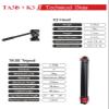 IFOOTAGE Travel Tripod TA3B with K3 Fluid Head, Professional Travel Video Tripod Kit for Canon Nikon Sony Olympus Panasonic DSLR Camera view 3