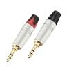 10Pcs/lot 3 Poles Stereo 3.5mm Male Plug Audio Wire Connector Headphone Jack 3.5mm Stereo Plug 3 Pin 1/8 Inch Cable Connector (Color : TC211-MIX) view 1