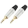 10Pcs/lot 3 Poles Stereo 3.5mm Male Plug Audio Wire Connector Headphone Jack 3.5mm Stereo Plug 3 Pin 1/8 Inch Cable Connector (Color : TC211-MIX) view 3