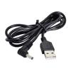 NFHK USB 2.0 Male to Right Angled 90 Degree 3.5mm 1.35mm DC Power Plug Barrel 5v Cable 100cm view 2