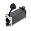 10Pcs RJ45 Connector 8P8C RJ45 Female to Female Network Straight Adapter Couplers (Color : 62mm Metal) view 3