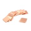 AMPUTEE 50pcs 0.1/0.3/0.5/0.8/1mm Laptop Copper Sheet Plate Strip Shim Thermal Pad Heatsink Sheet for GPU CPU Chip Cooling view 1