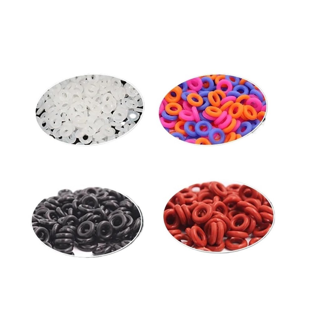 125pcs Keycaps O Ring Seal Switch Dampeners Fit Compatible Cherry MX Keyboard Damper Replacement Noise Reduction Keyboard O-ring Seal (Color : White, Size : 9x4x2.5mm)