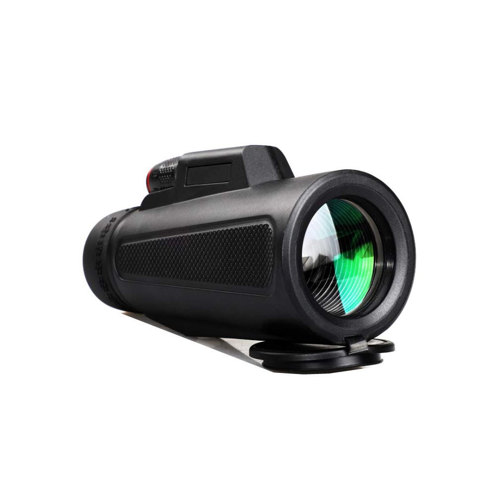 10X42 Monocular Telescope High Power BAK4 Prism FMC Lens Monocular Telescope Compact with Night Vision Portable Life Waterproof Monocular for Bird Watching Travel Hiking Sports