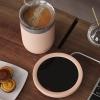 Coffee Mug Warmer, Microgravity Switch Electric MugCup Warmer for Desk, Electric Beverage Candle Wax Cup Warmer for Hot Tea, Cocoa, MilkMug Warmer for Desk (Pink) view 2