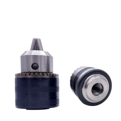 1pcs 1.5-13mm B16 3/8 Thread Drill Chuck Conversion Drill Chuck 1/2 M12x1.25 Wrench Into Electric Drill Keyless 3 Jaw Chuck (Color : 1.5-13mm M12)