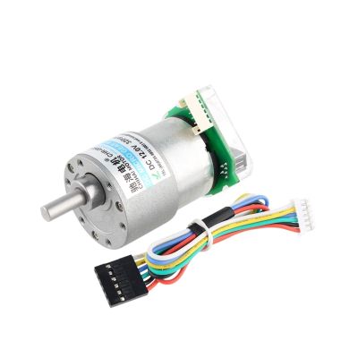 CHR-GM37-520PE High Precision 37mm 6V12V 24V 25kg.cmMetal Gear Motor with Photoelectric Encoder 448CPR For Robot Control (Size : Ratio 10, Color : DC 6V)