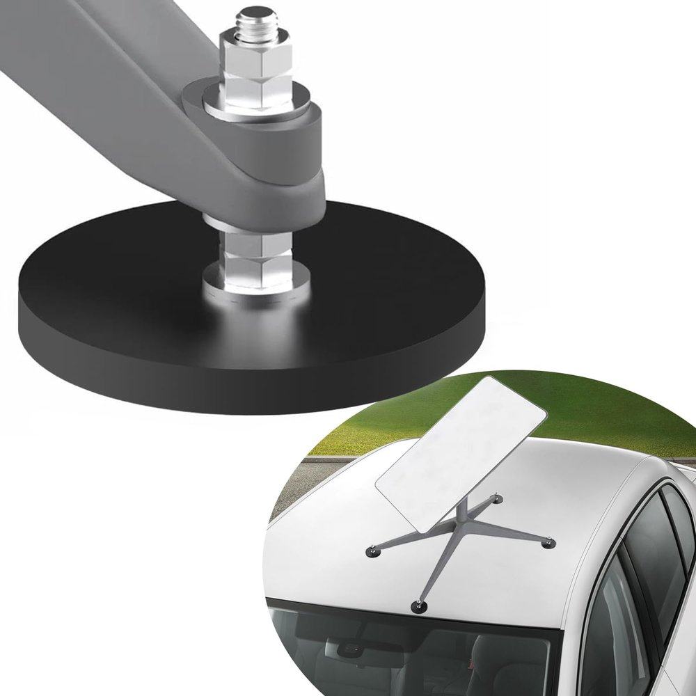 240lbs starlink Magnetic roof Mount,Strong starlink Mount for starlink Internet kit Satellite Star Link mounting kit Accessories for RV Other Iron House roof Each Magnet with 60lbs Pull Force(4 Pack)