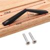 JCAKES Black Cabinet Handle Square Furniture Hardware Stainless Steel Kitchen Door Knobs Cupboard Wardrobe Drawer Pulls 1Pcs view 2