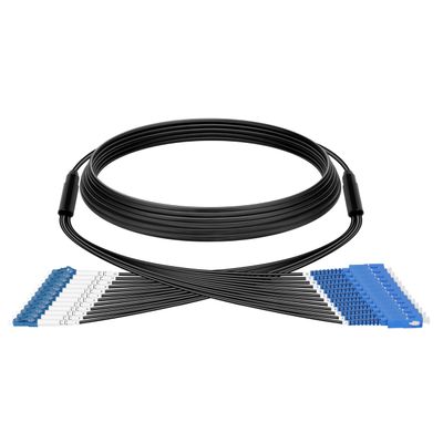 Single Mode Fiber SC to LC 75M/245FT,TPU Outdoor Fiber Optic Cable Simplex OS2 9/125um Armored Fiber Patch Cable OD-6mm,UPC 12 Core Fiber Optic Internet Cable