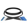 Single Mode Fiber SC to LC 75M/245FT,TPU Outdoor Fiber Optic Cable Simplex OS2 9/125um Armored Fiber Patch Cable OD-6mm,UPC 12 Core Fiber Optic Internet Cable view 1