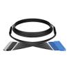 Single Mode Fiber SC to FC 100M/328FT,TPU Outdoor Fiber Optic Cable Simplex OS2 9/125um Armored Fiber Patch Cable OD-6mm,UPC 12 Core Fiber Optic Internet Cable view 1